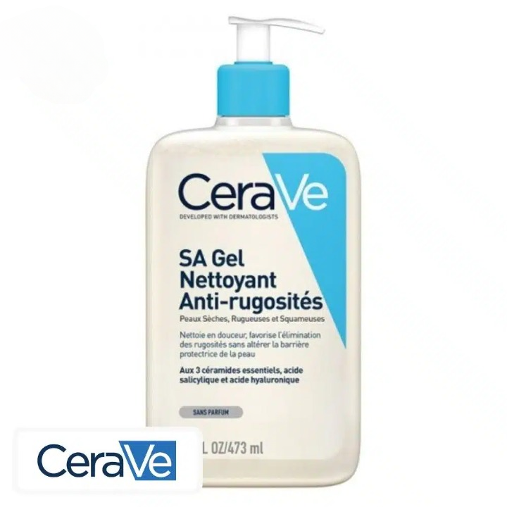 CeraVe SA Anti-Roughness Cleansing Gel for Dry, Rough and Flaky Skin – 473ml