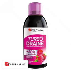 Forté Pharma Turbo Draine Slimming Drink – Raspberry Flavor – 500 ml
