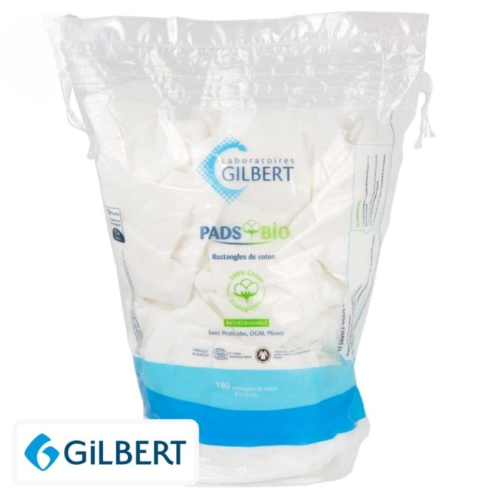 Gilbert Organic Cotton Rectangle Pads – 180u