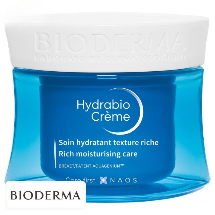 Bioderma Hydrabio Crème Soin Hydratant Texture Riche – 50ml