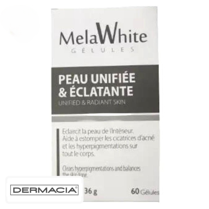 Dermacia MelaWhite Peau Unifiée et Éclatante – 60 Gélules