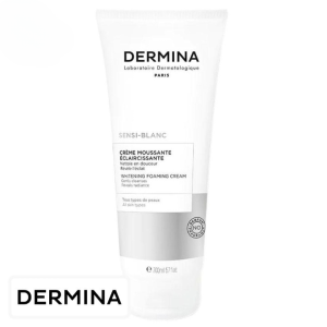 Dermina Sensi-Blanc Crème Moussante Éclaircissante – 100ml