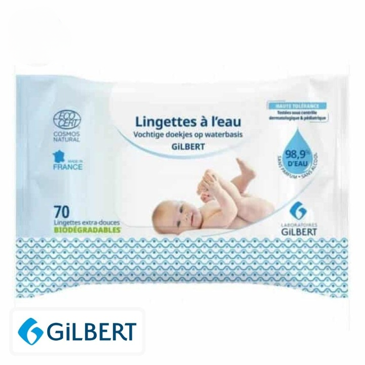 Gilbert Lingettes à l’Eau – 70u