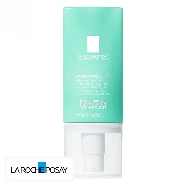 La Roche-Posay Hydraphase HA Riche 72h Hydratation Intense Peau Repulpée + Eclat – 50ml