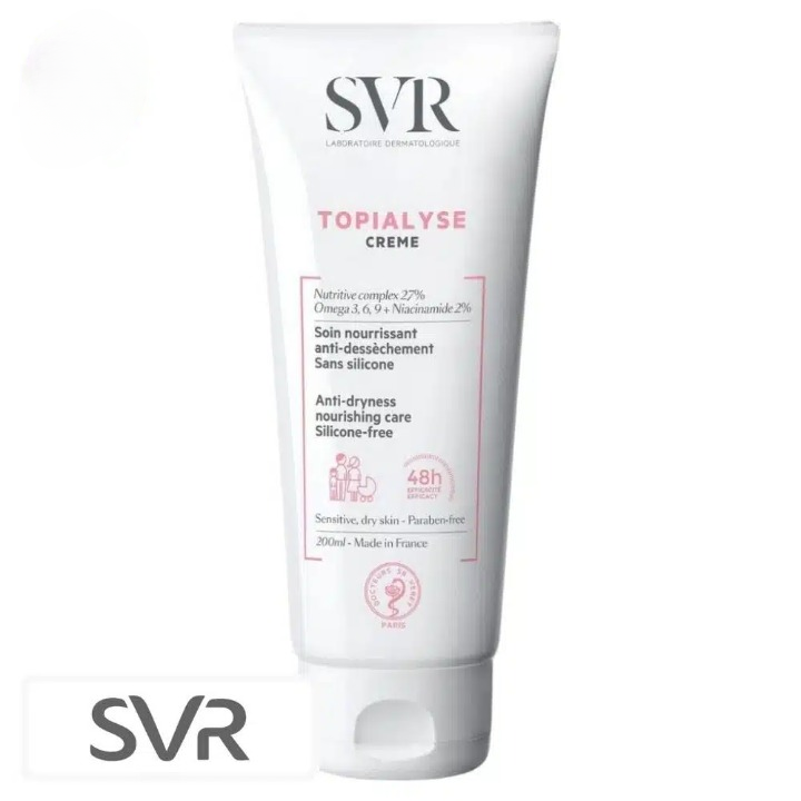 SVR Topialyse Nourishing Anti-Dryness Care Cream without Silicone – 200ml