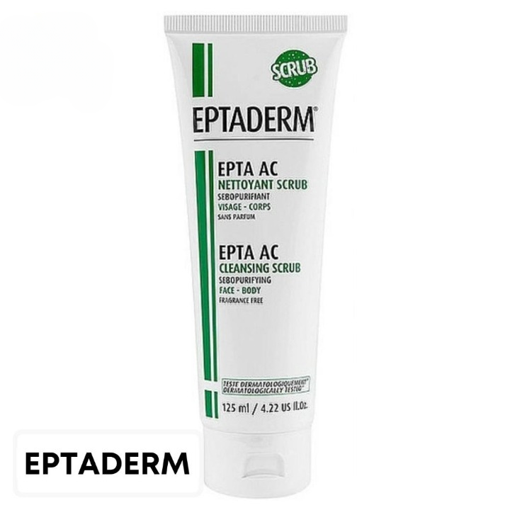 Eptaderm Epta AC Sebo-Purifying Scrub Cleanser – 150ml