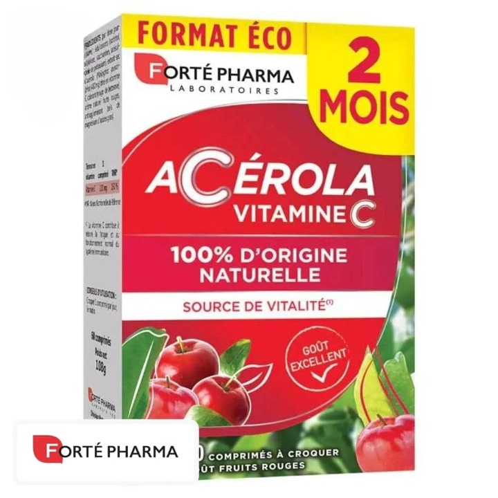 Forté Pharma Acerola Vitamin C – 60 tablets