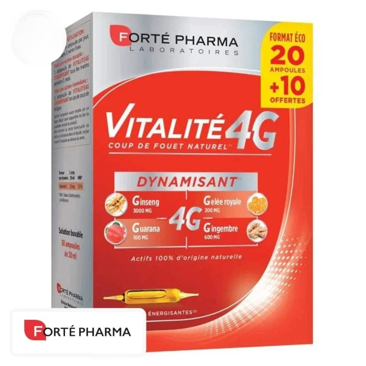 Forté Pharma Vitalité 4G Energizing Ampoules – 30u