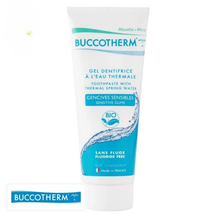 Buccotherm Thermal Water Toothpaste Gel for Sensitive Gums without Fluoride – 75ml